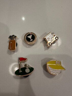 Crocs Uniquely You Jibbitz Golf Charms 5 Pack